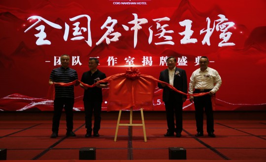 2024年6月15日，王檀中醫(yī)團隊工作室在酒店公司舉辦揭牌儀式_副本.jpg